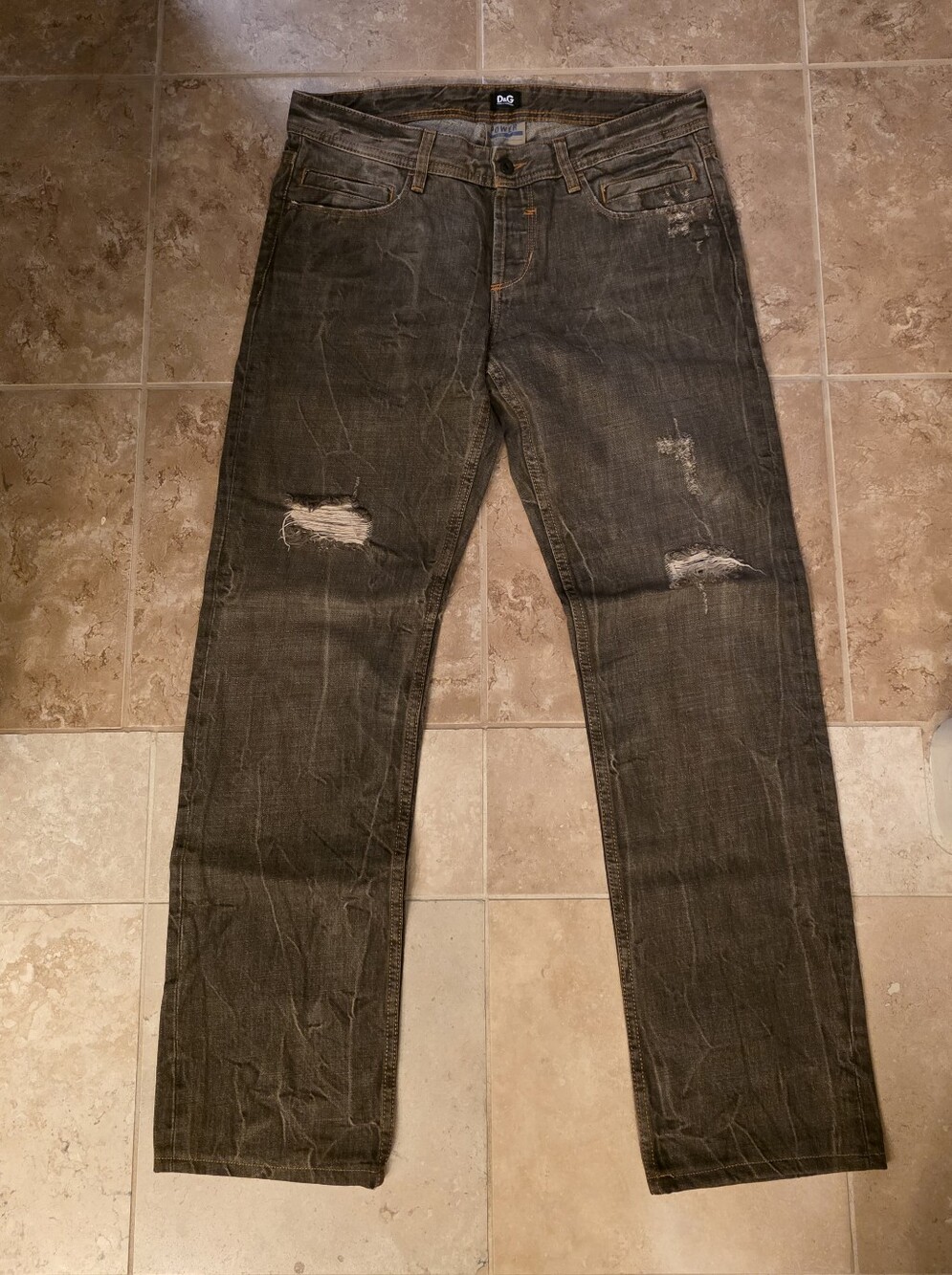 Dolce & Gabanna Men’s Distressed Denim Jeans NWOT